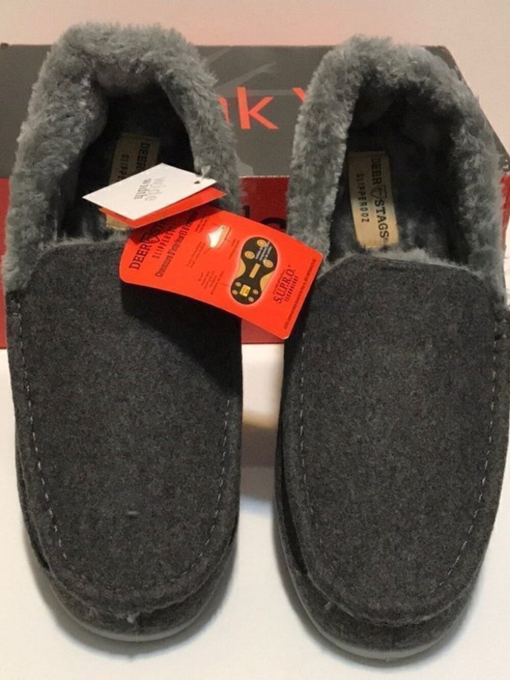 Deer Stags Spun Indoor Outdoor Cozy Slippers